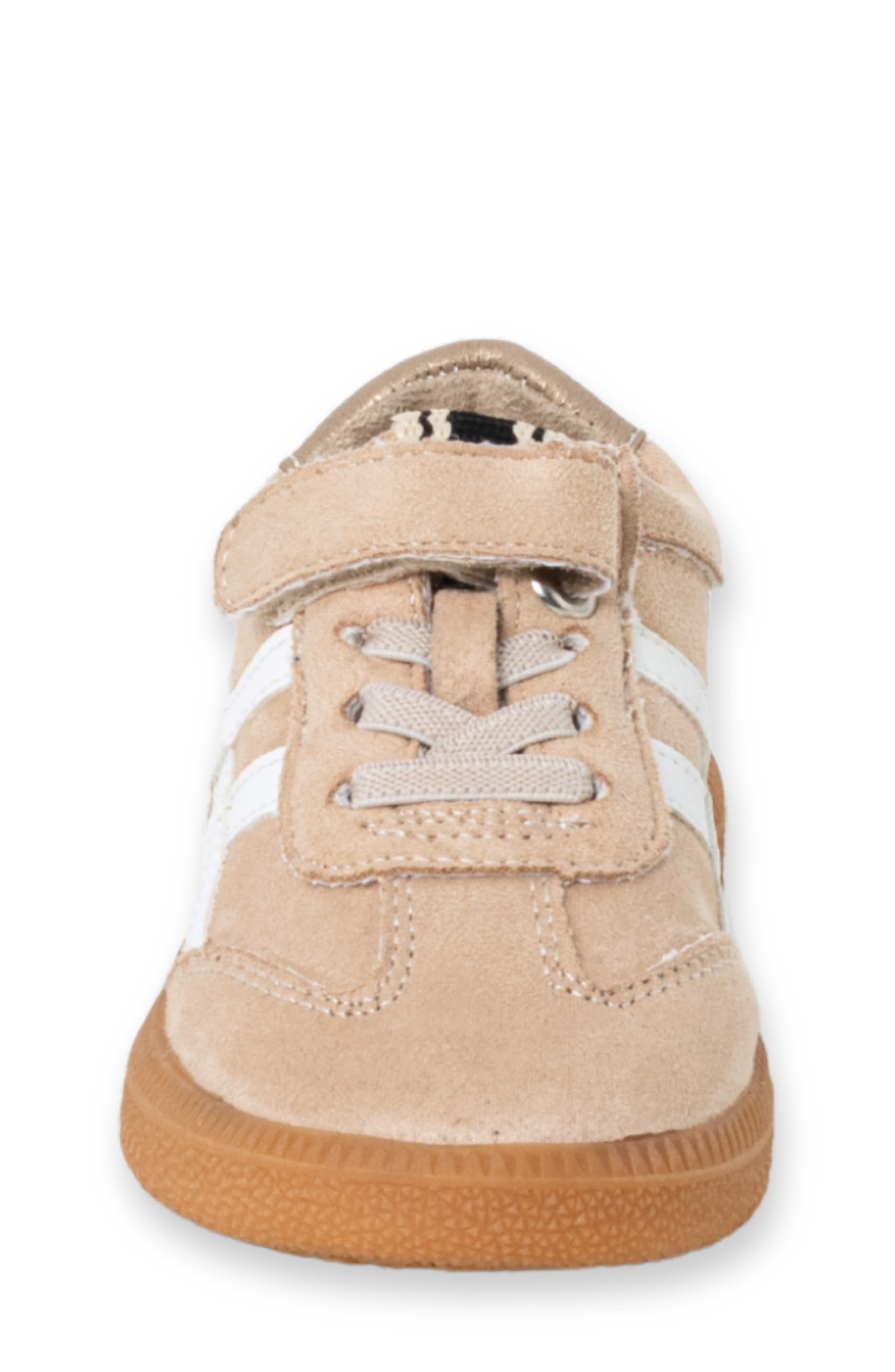 Kids' Sasha Mini Sneaker, Alternate, color, NUDE SUEDE