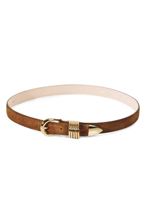 Hollyhock Suede Belt