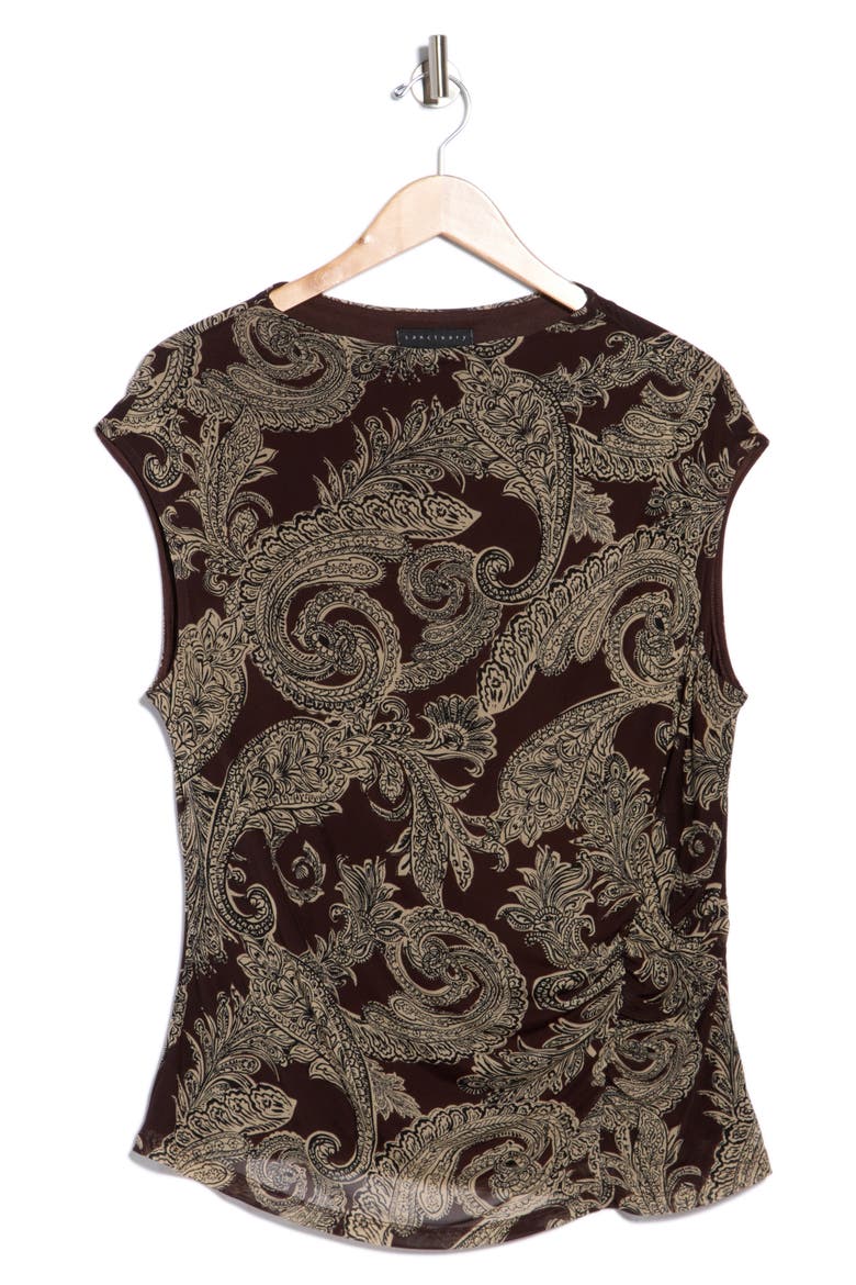 On the Way Sleeveless Top, Alternate, color, BAILEY CHIP BROWN