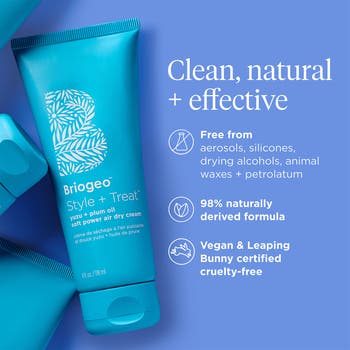 Style + Treat Yuzu + Plum Oil Air Dry Hair Styling Cream