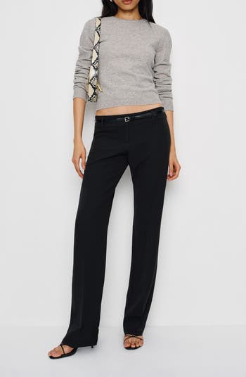 Lian Cashmere Crewneck Crop Sweater