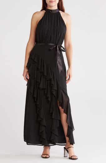 AREA STARS Nadine Ruffle Maxi Dress