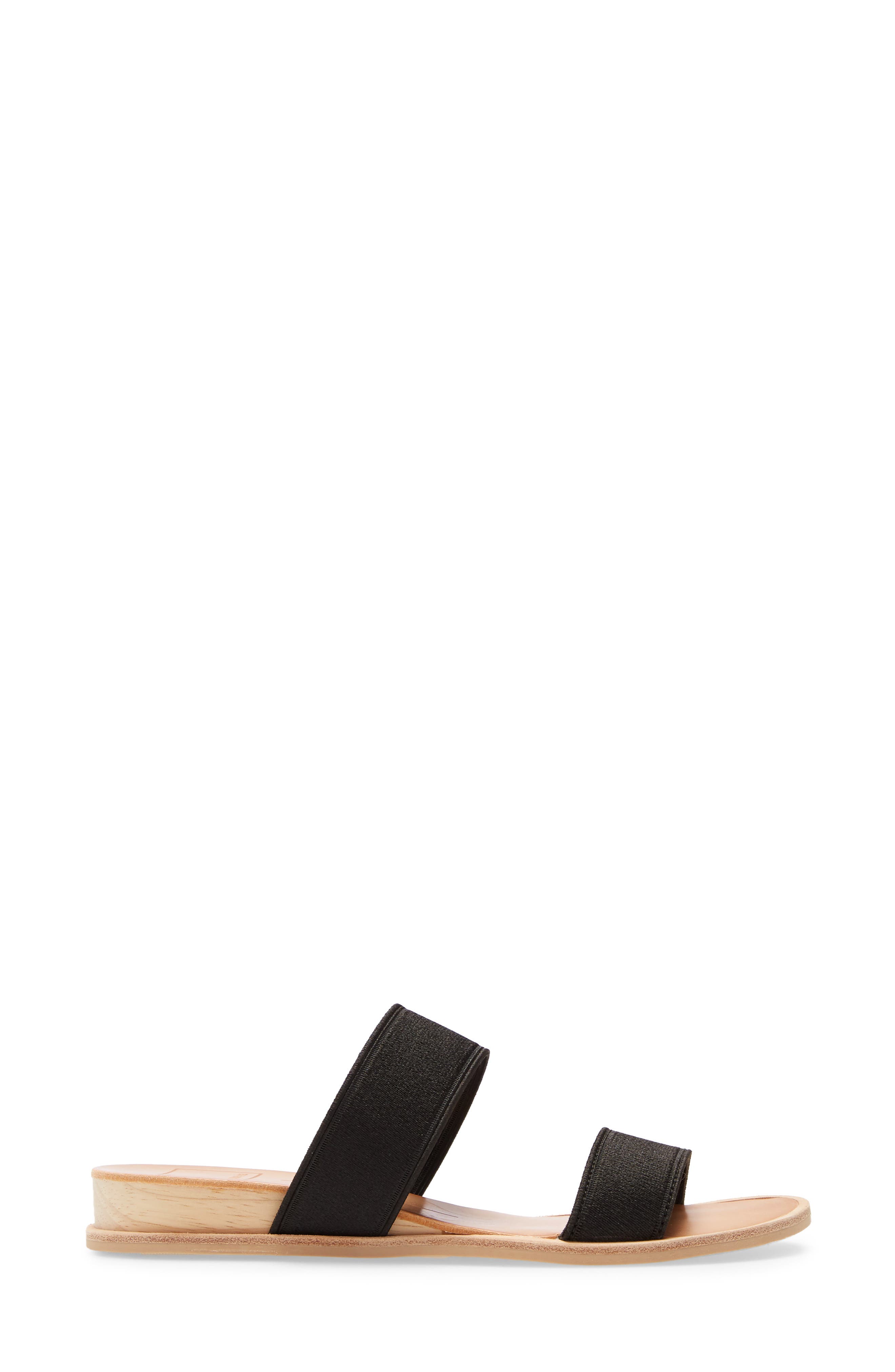 Payce Slide Sandal, Alternate, color, BLACK ELASTIC