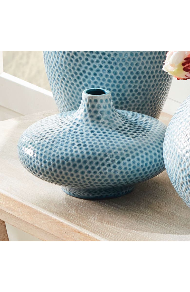 Napa Home & Garden Miro Vase Short, Alternate, color, Blue