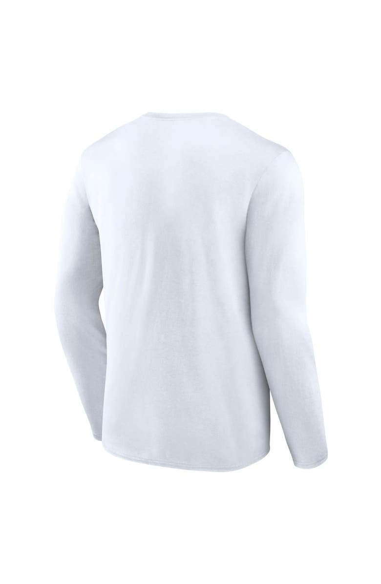 FANATICS Men's Fanatics White Tampa Bay Rays Press Box Long Sleeve T-Shirt, Alternate, color, White