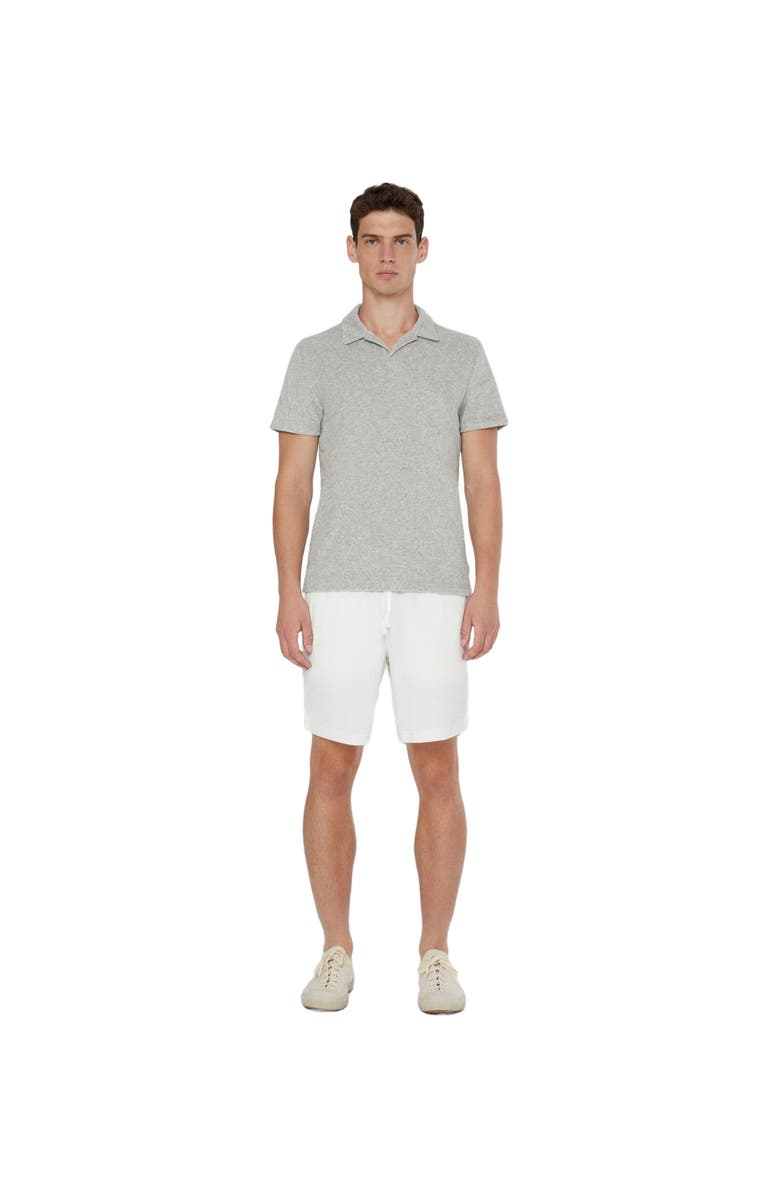 Onia Towel Terry Johnny Collar Polo, Main, color, 