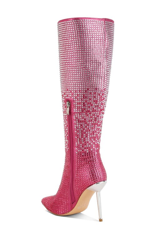 London Rag Orymple Knee High Boot In Pink