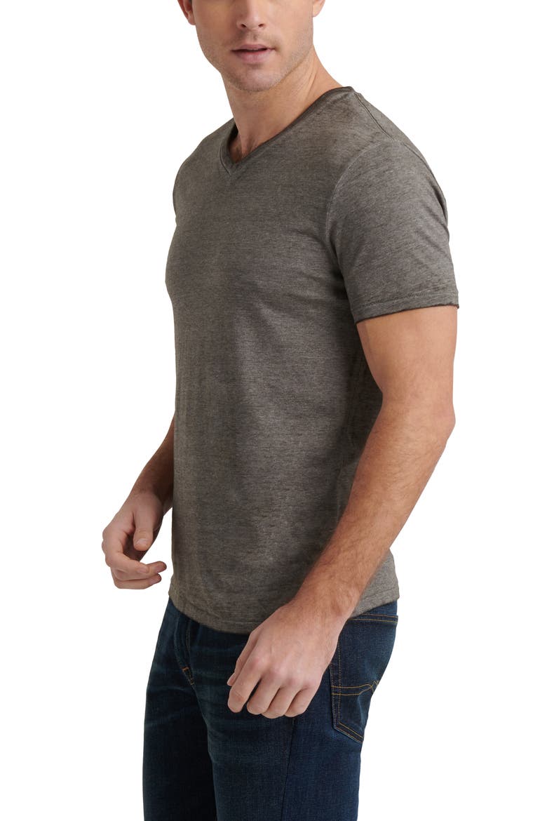 Venice Burnout V-Neck T-Shirt, Alternate, color, GREY
