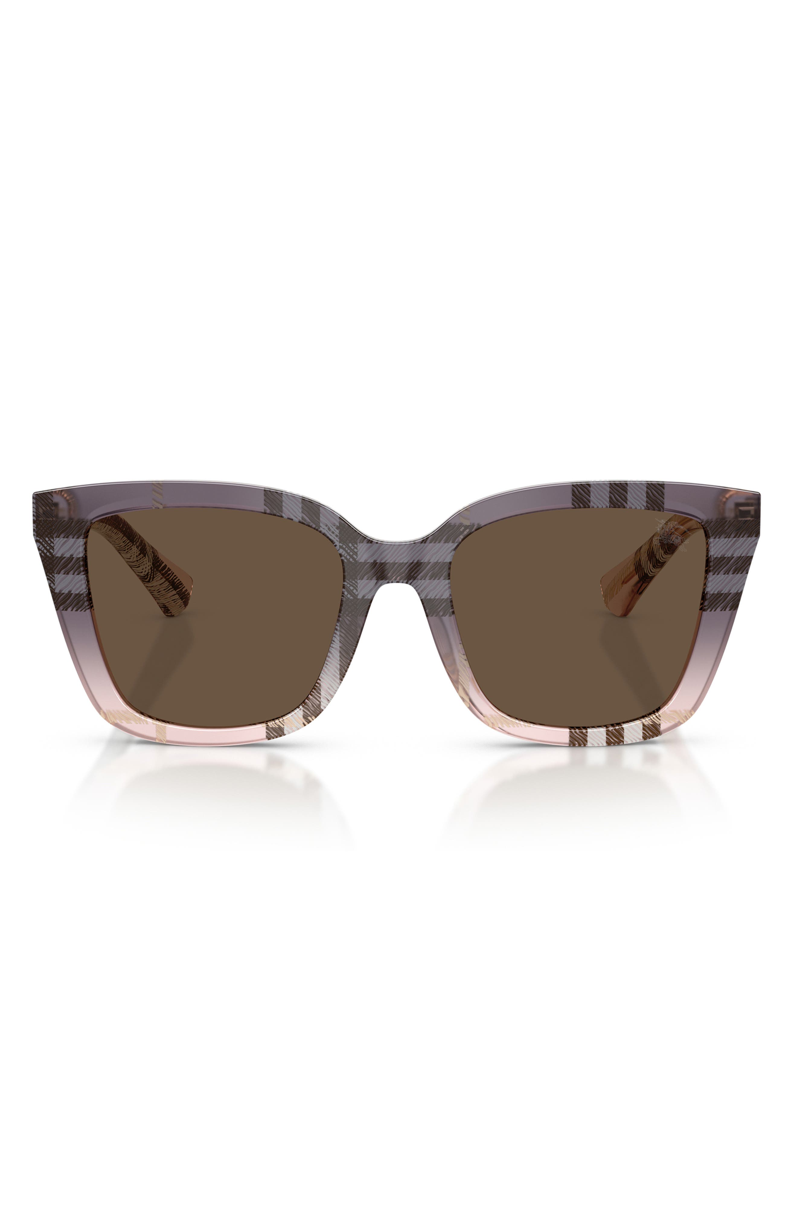 selected CHECK GRADIENT ROSE / BROWN