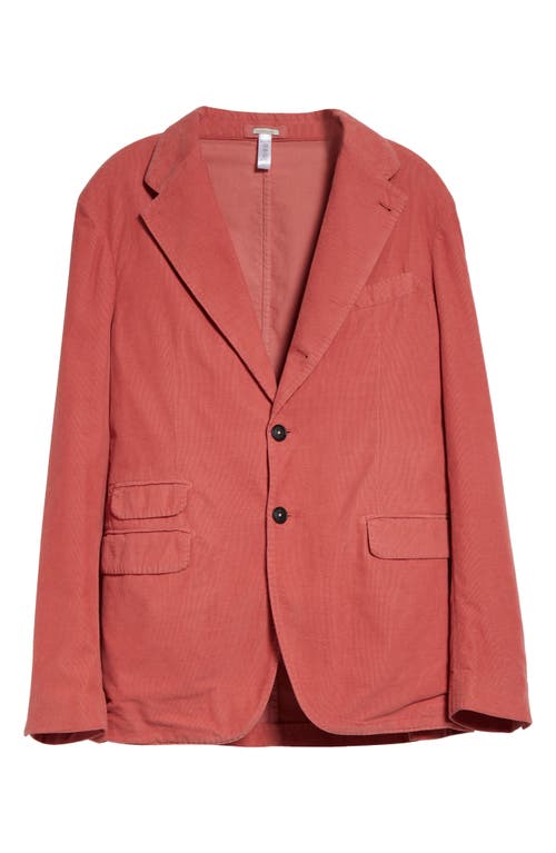 Massimo Alba Baby Corduroy Jacket In Coral