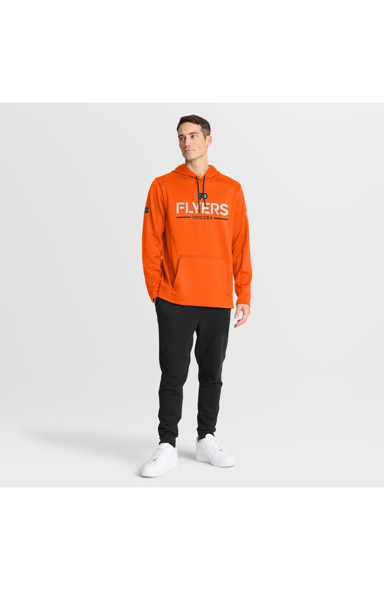 FANATICS Men's Fanatics Orange Philadelphia Flyers Authentic Pro Rink Hoodie, Alternate, color, Orange