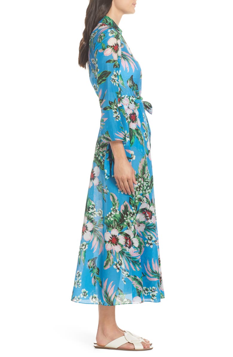 Diane von Furstenberg DVF Cover-Up Wrap Dress, Alternate, color, 