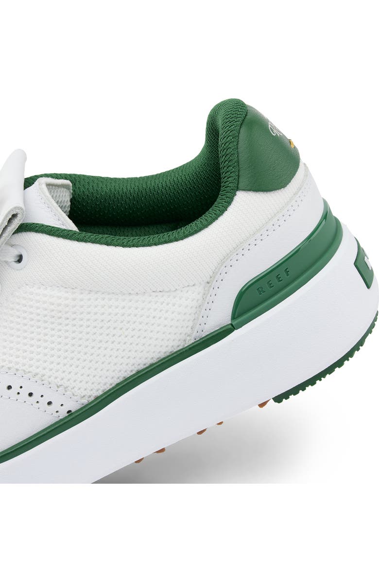 Reef On Shore Pebble Golf Sneaker, Alternate, color, White/ Green
