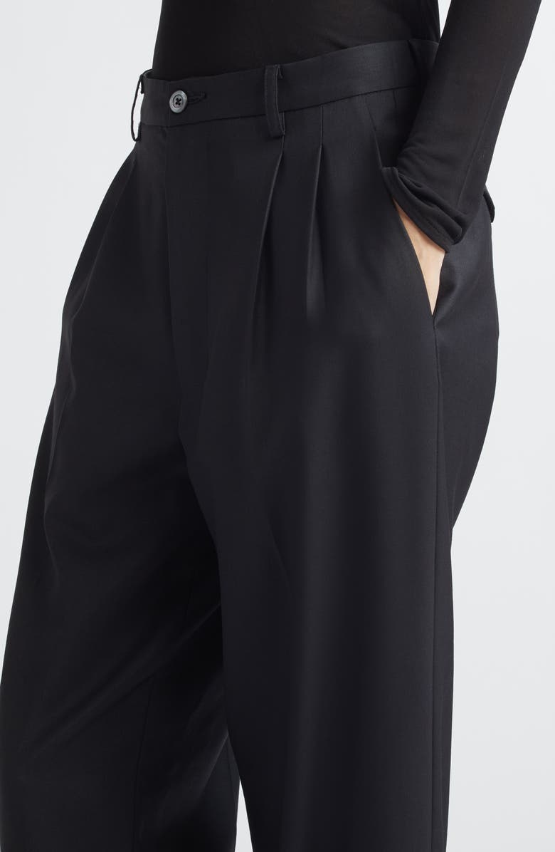 Magliano Double Pleat Wool Pants, Alternate, color, Black