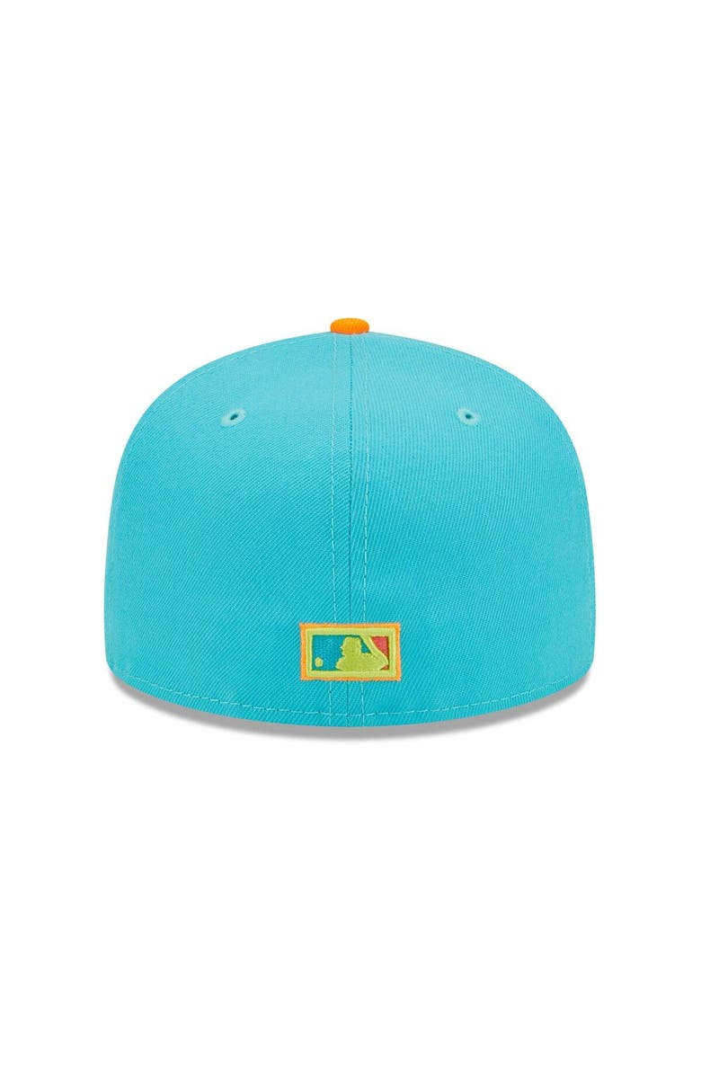 New Era Men's New Era Blue/Orange San Francisco Giants Vice Highlighter 59FIFTY Fitted Hat, Alternate, color, 