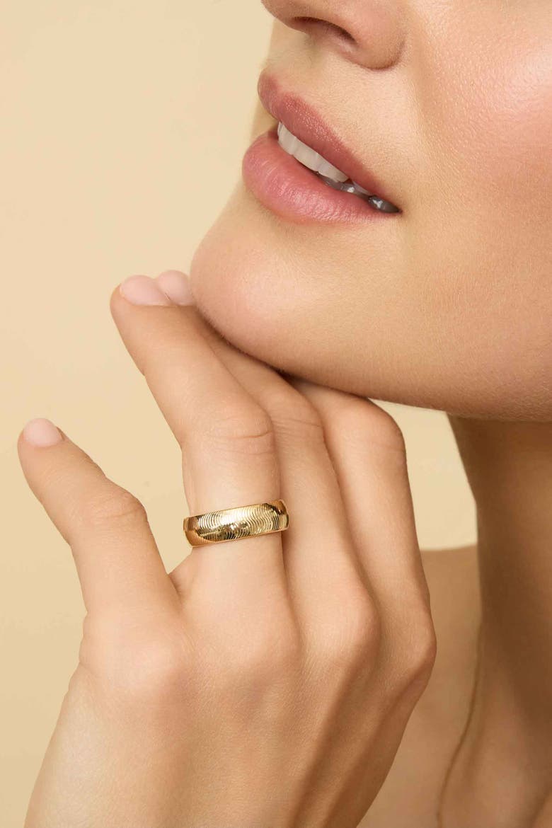 14K Yellow Gold Forever Band II Statement Ring, Alternate, color, Yellow Gold