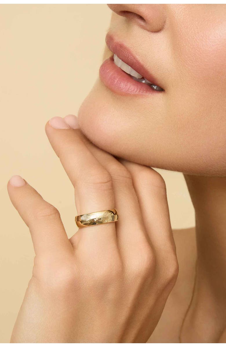 Oradina 14K Yellow Gold Forever Band II Statement Ring, Alternate, color, Yellow Gold