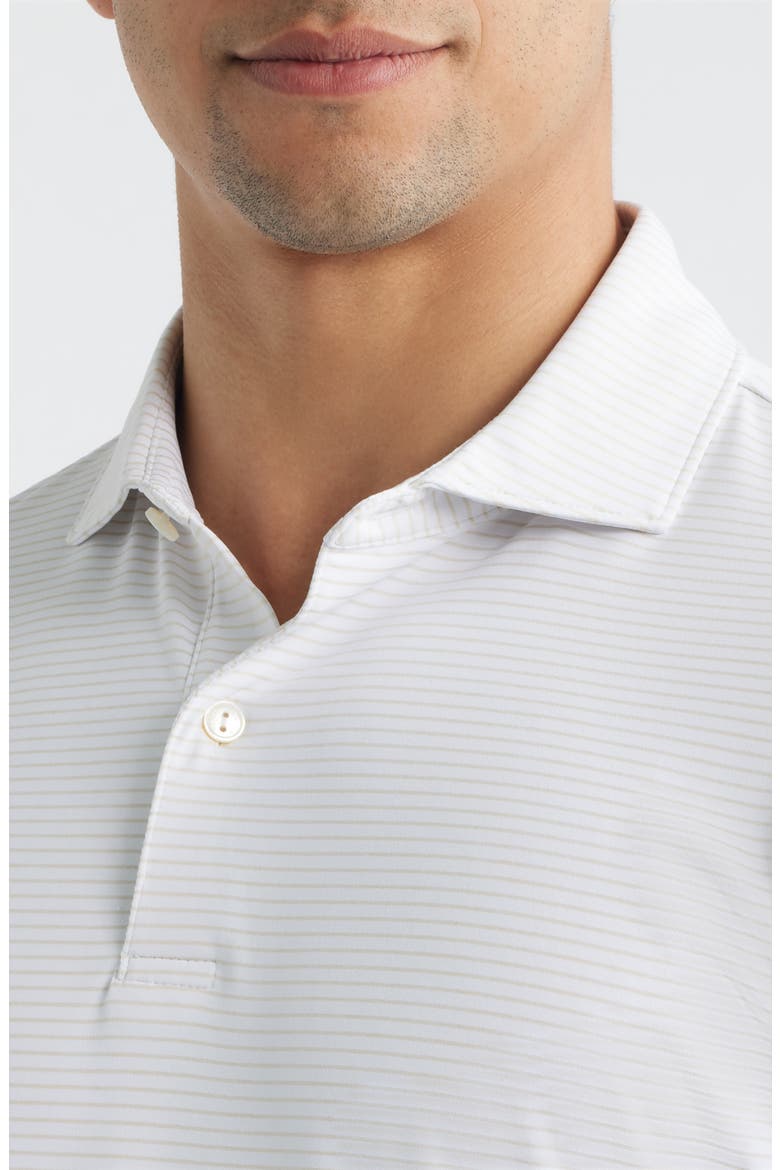 Crown Crafted Ballad Performance Polo, Alternate, color, WHITE / TRUFFLE