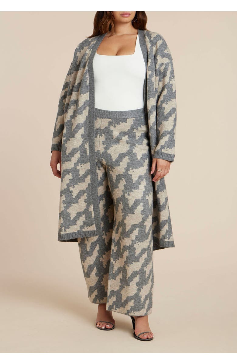 ELOQUII Intarsia Sweater Pant, Alternate, color, Geo Wave