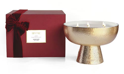 Blueme Joy Giant Ceramic Candle In Gold