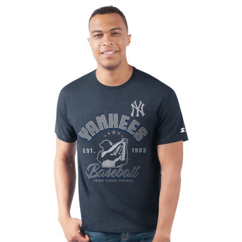 Men's Starter  Navy New York Yankees Prime Time Batter T-Shirt