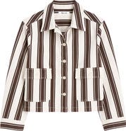 Madewell Stripe Crop Jacket