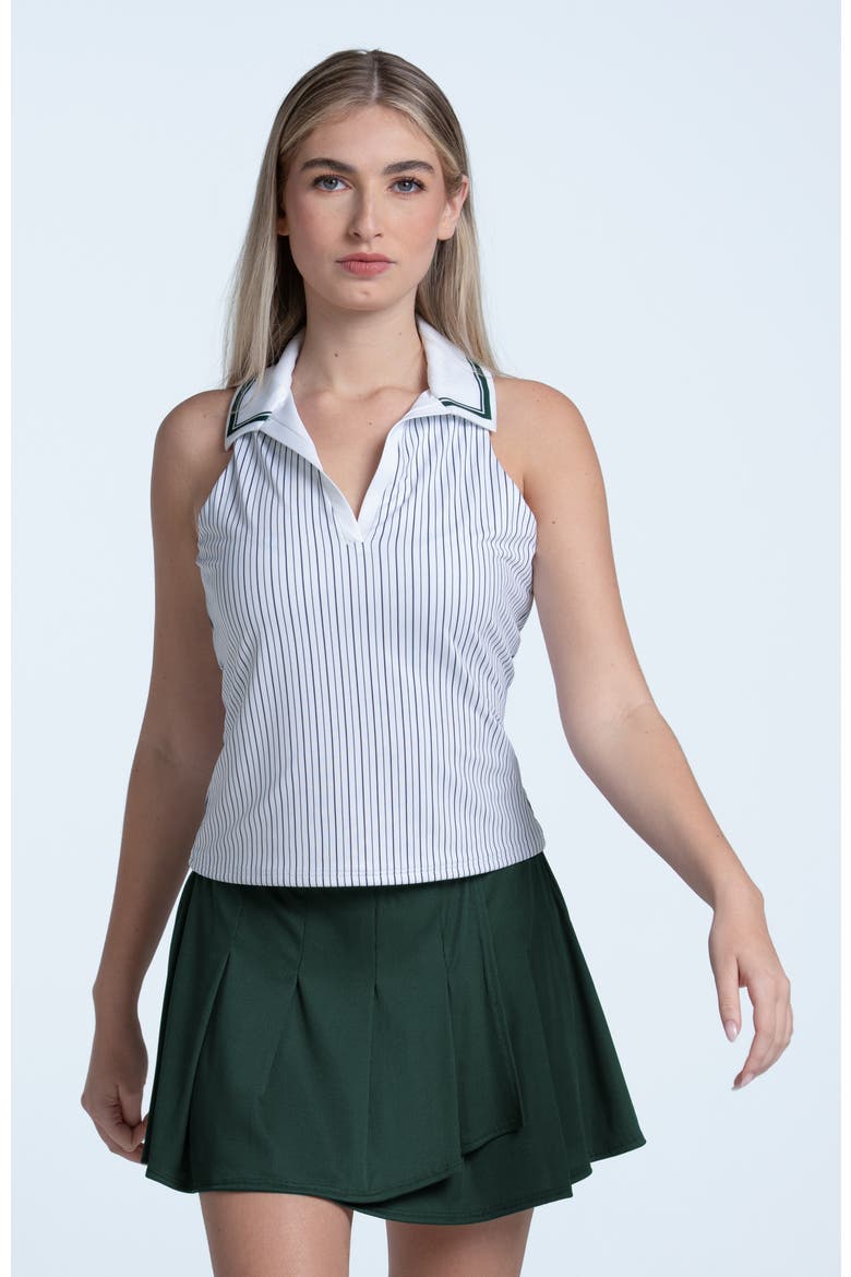 Ivy Classic Polo Tank, Main, color, White