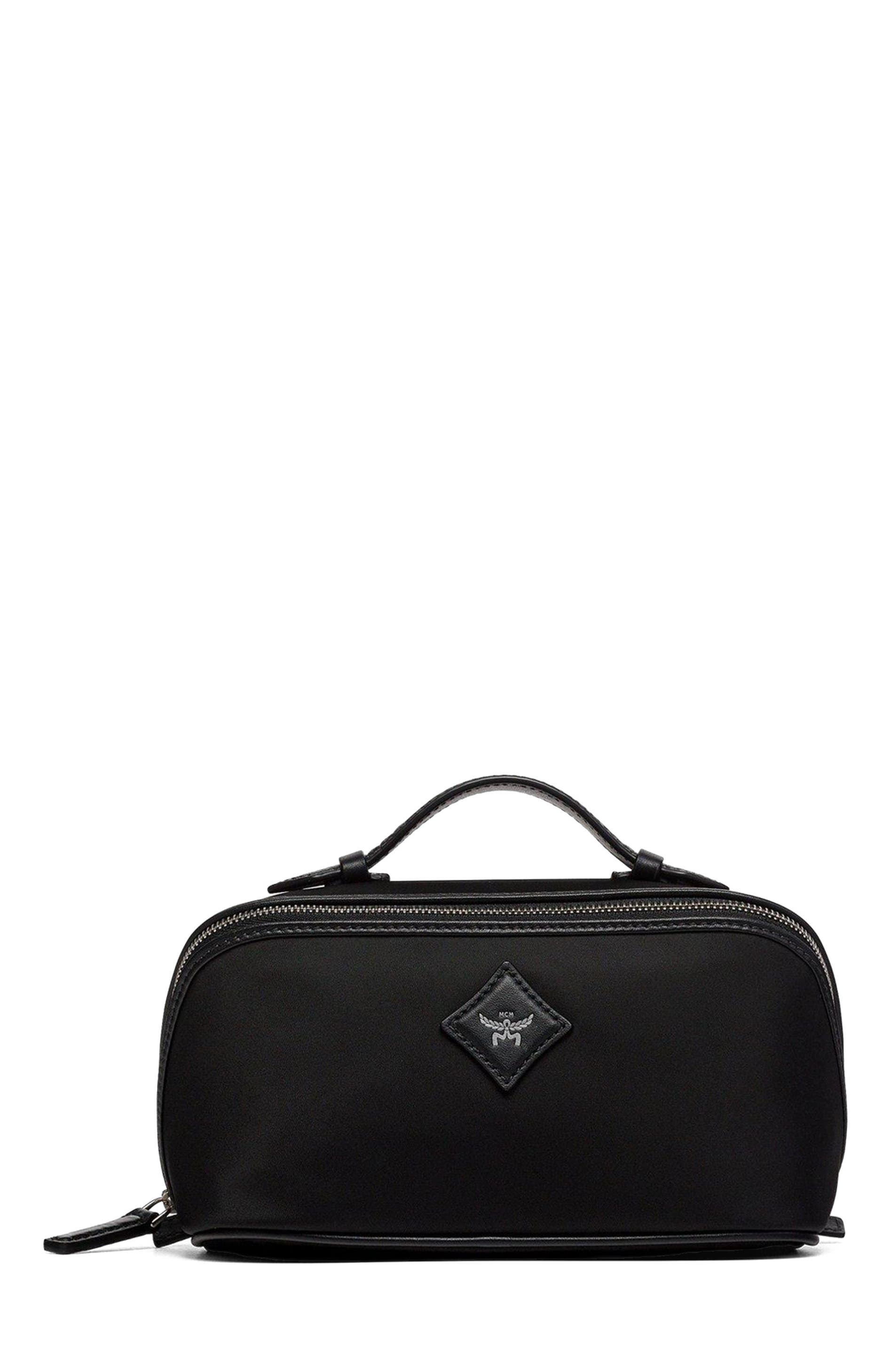 Small Ottomar Toiletry Bag in ECONYL and Leather (Men) | Nordstrom