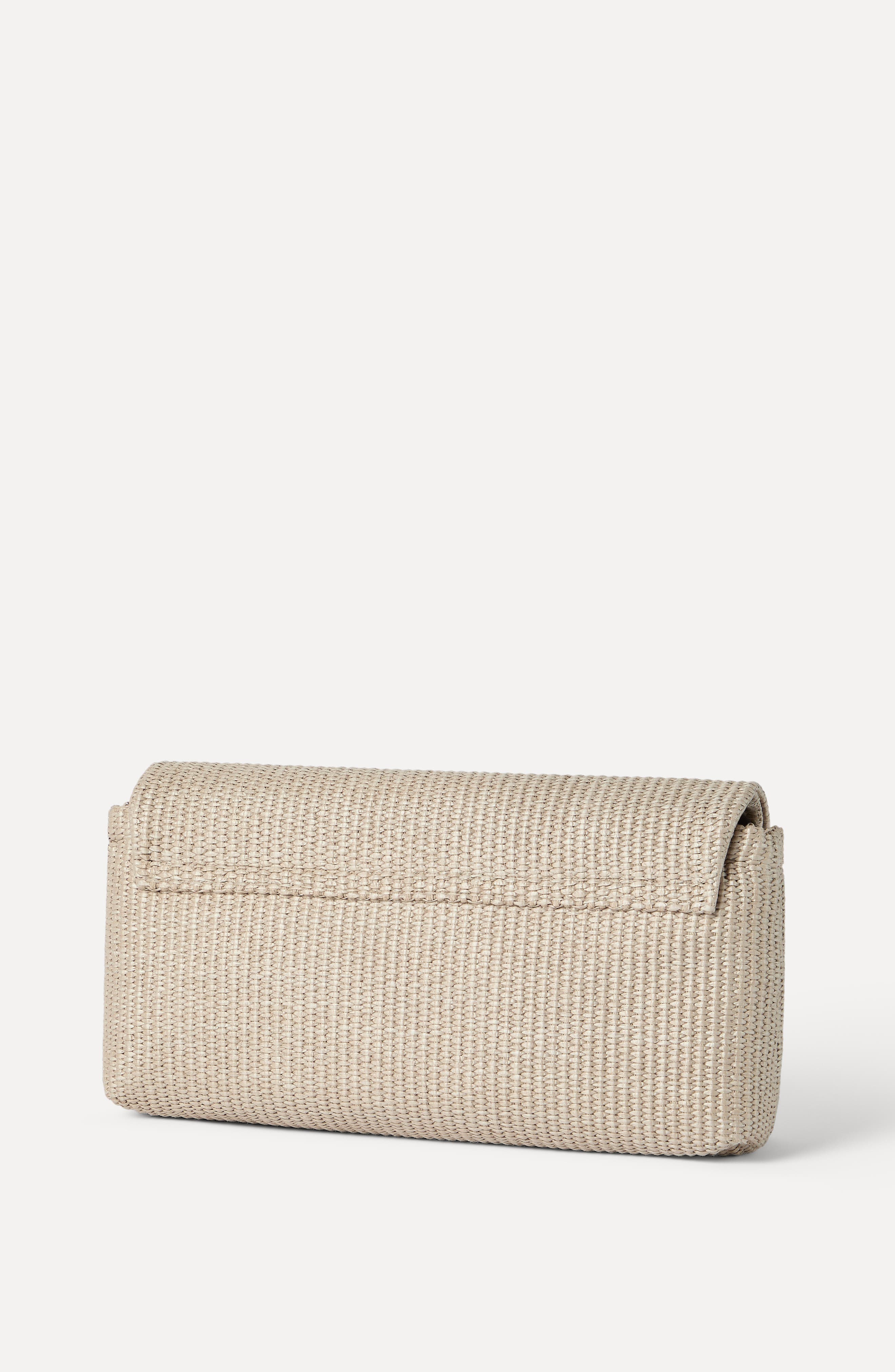 Brunello Cucinelli Sartorial clutch bag, Alternate, color, Beige