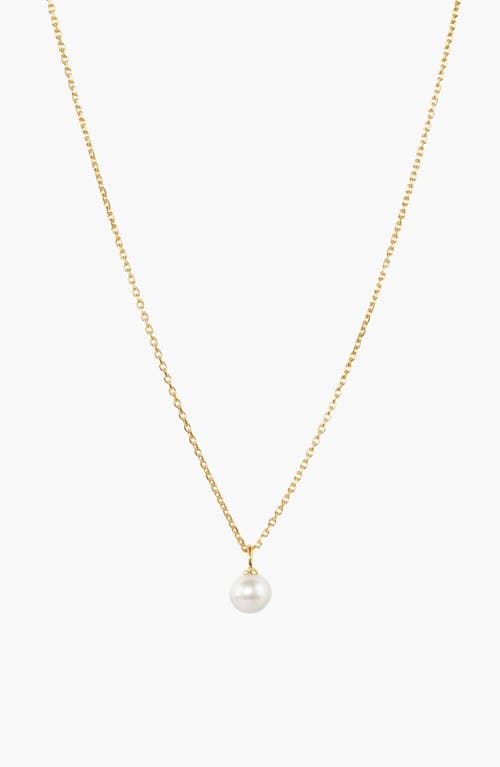 Mini Pearl Pendant Necklace by MEJURI at Nordstrom