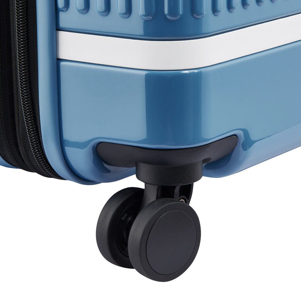 Florence by Mills Spin Me Away 2 Piece Set 20" Expandable Carry On Spinner & Totes The Best Handbag Set, Alternate, color, Zinc Blue
