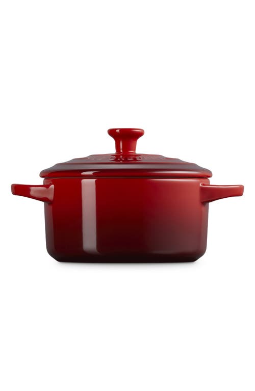 Le Creuset 24-ounce Mini Stoneware Cocotte In Cerise