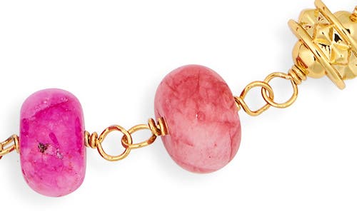 Eye Candy Los Angeles Amna Multicolor Beaded Station Bracelet
