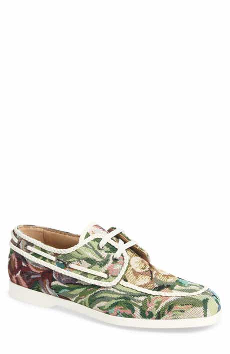 Valentino Garavani Palm Avenue Jacquard Boat Shoe