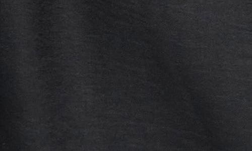 Dkny Puff Sleeve Midi Shirtdress In Black