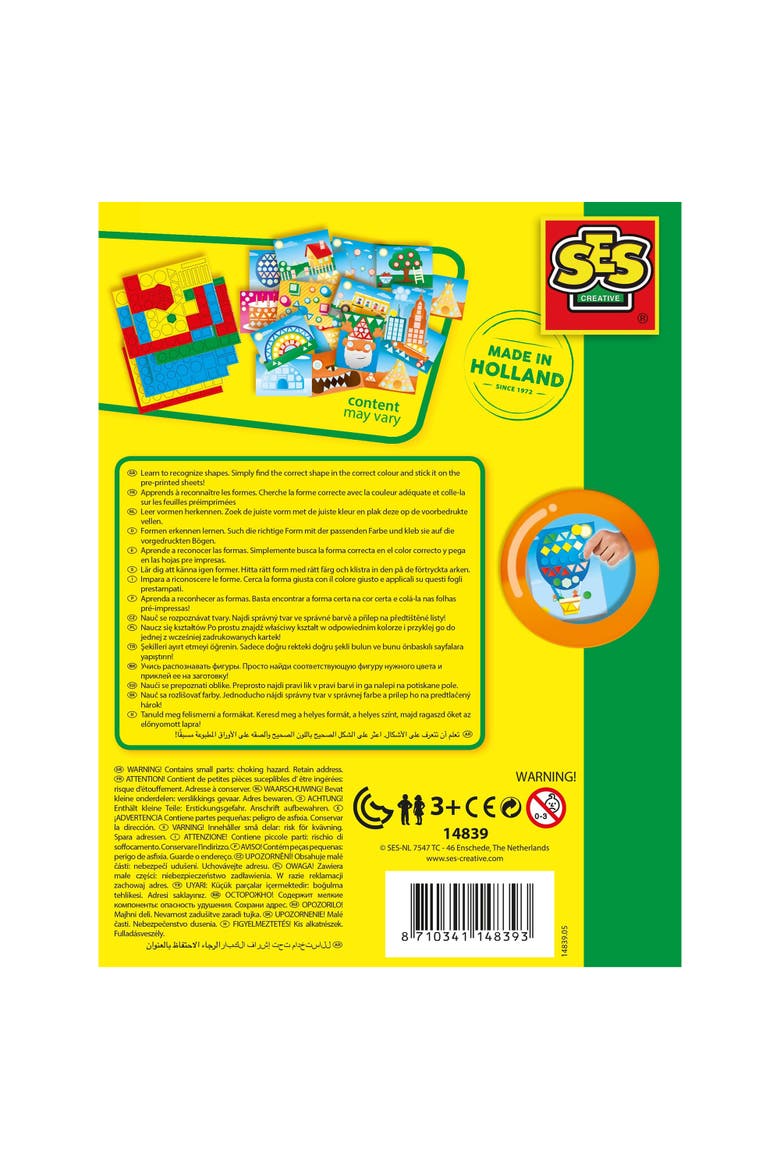 I Learn to Recognize Shapes, 300+ Shape Stickers, Kids 3+, Alternate, color, Multicolored