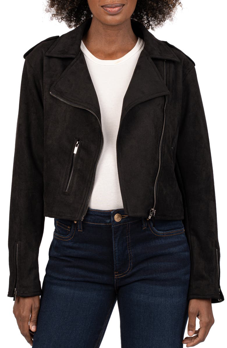 KUT from the Kloth Jackie Moto Jacket, Main, color, 