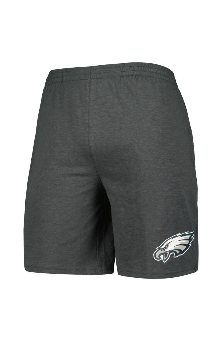 CONCEPTS SPORT Men's Concepts Sport Charcoal/White Philadelphia Eagles Downfield T-Shirt & Shorts Sleep Set, Alternate, color,