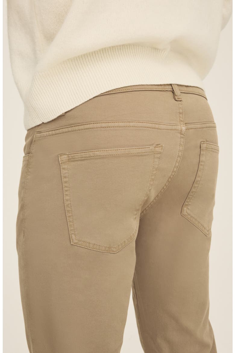 AMS Slim Fit Twill Pants, Alternate, color, HAZELNUT