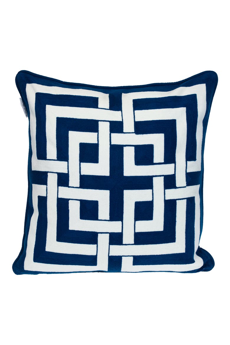 Abalia Throw Pillow, Main, color, BLUE