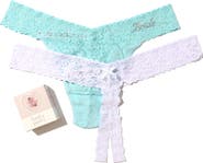 Hanky Panky Naughty Nice Assorted 2-Pack Thongs