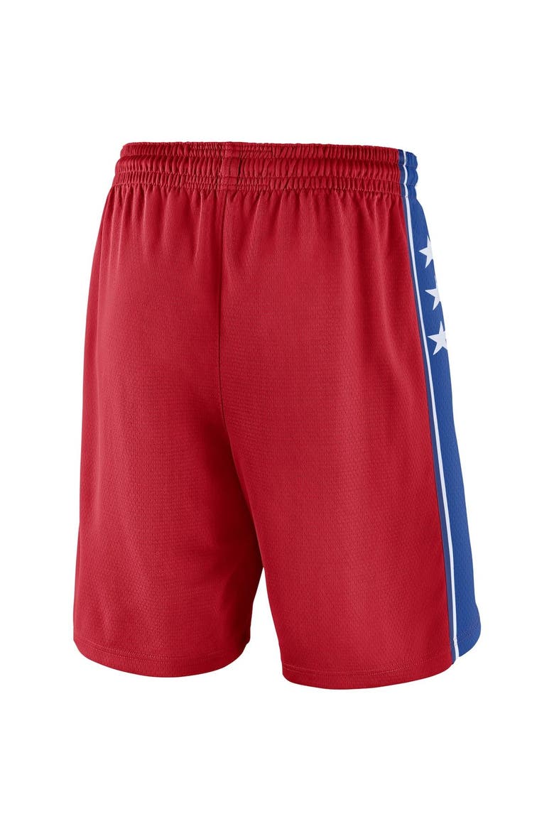 Men's Jordan Brand Red Philadelphia 76ers Statement Edition Swingman Shorts, Alternate, color, Red