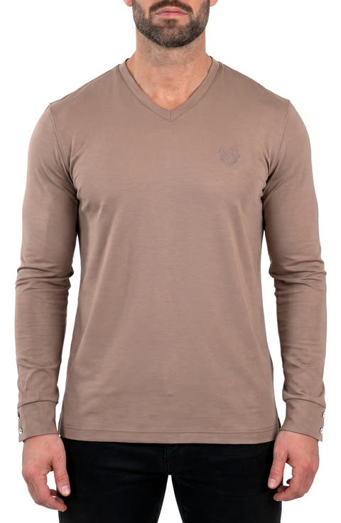 Rissa V-Neck Long Sleeve T-Shirt