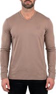 Maceoo Rissa V-Neck Long Sleeve T-Shirt
