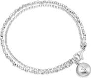 Astley Clarke Silver Biography Locket Bracelet