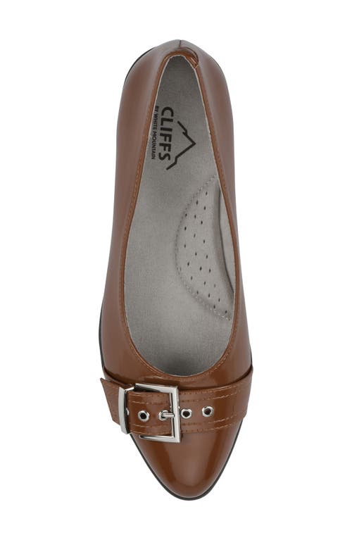 Cliffs By White Mountain Miliani Ballet Flat In Brown