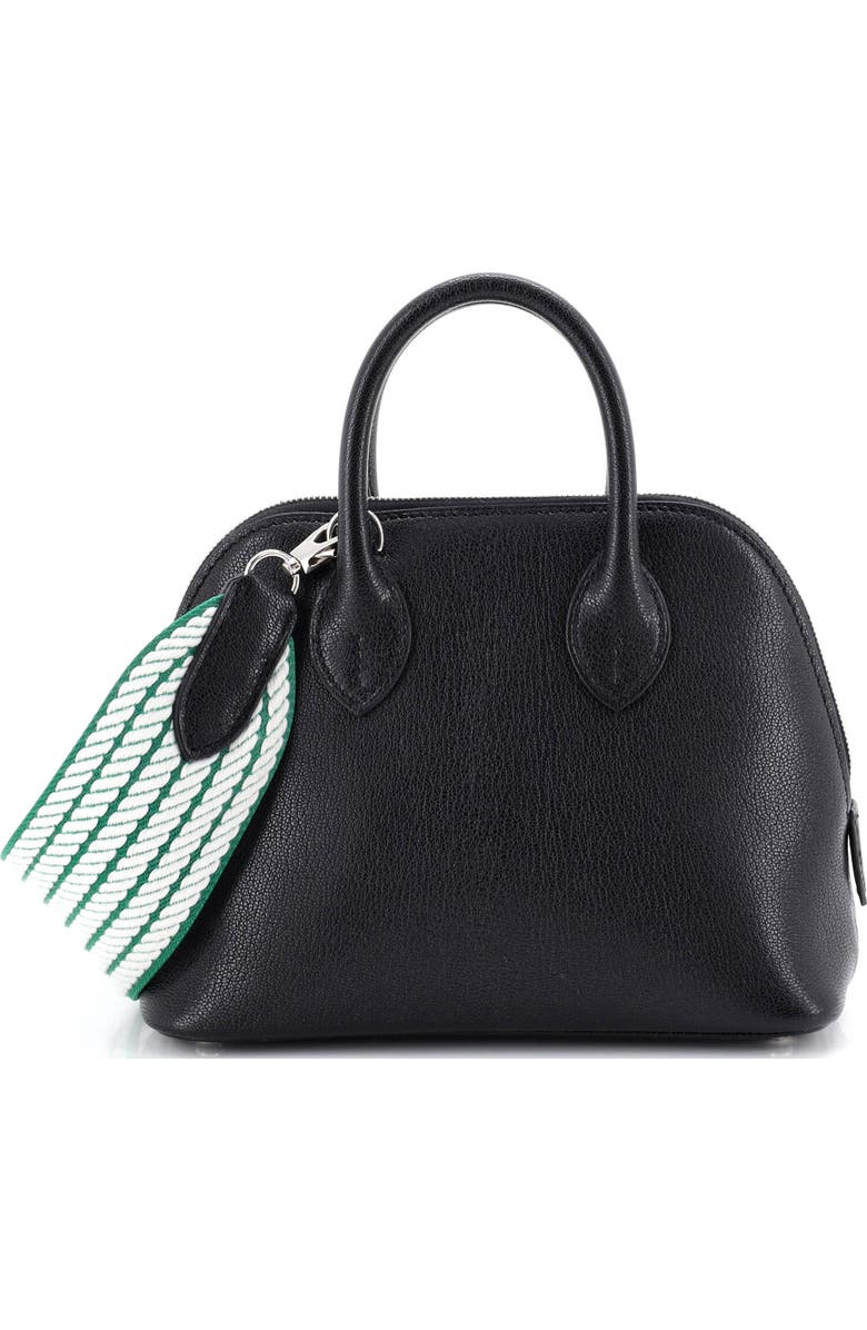 Pre-Owned Hermes Sangle Bolide 1923 Bag Chevre Chamkila Mini, Main, color, Noir