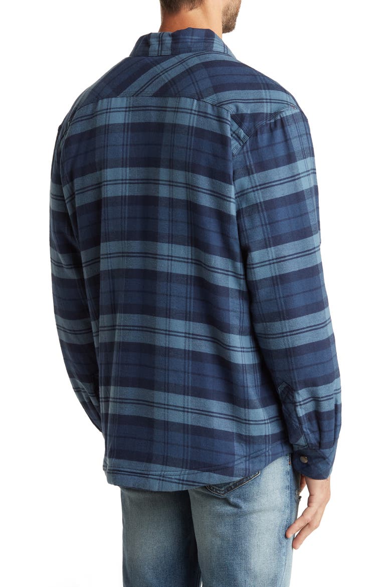 Carlton Flannel Jacket, Alternate, color, BLUE