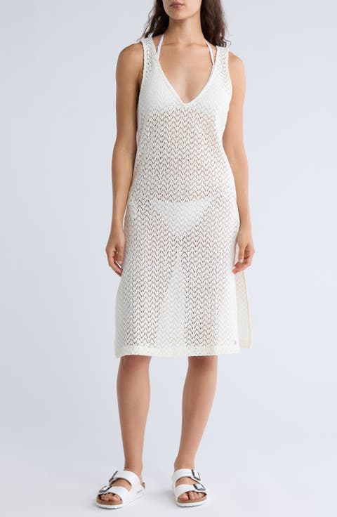 Playa Mood Openwork Cover-Up Dress
