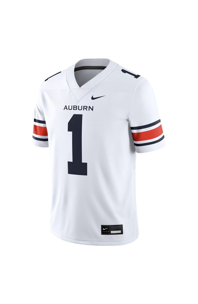 Nike Men's Nike White Auburn Tigers Away Football Game Jersey, Alternate, color, White